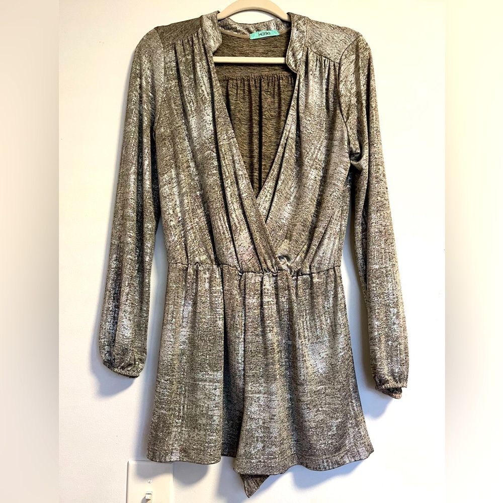 Metallic shorts Jumper